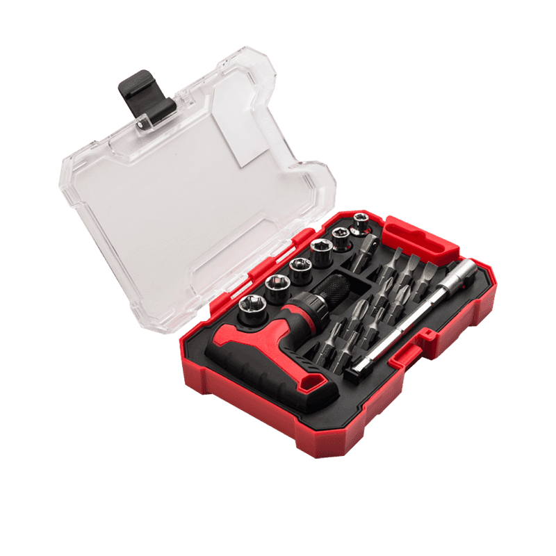 18pcs Mini Ratcheting T-handle Set YJTS-3021