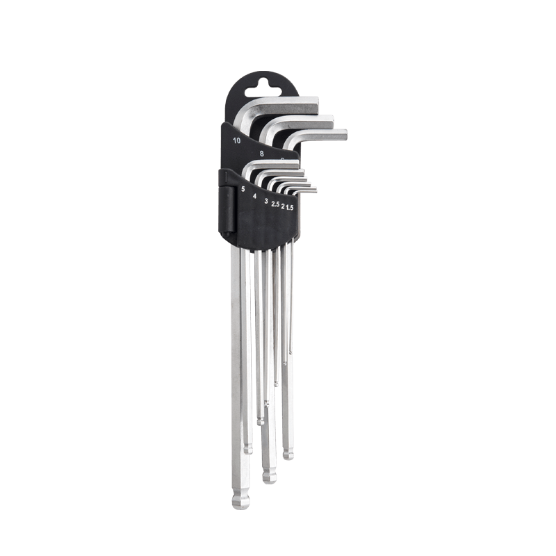 9pcs Extra Long Arm Ball Point Hex Key Set 61821D3