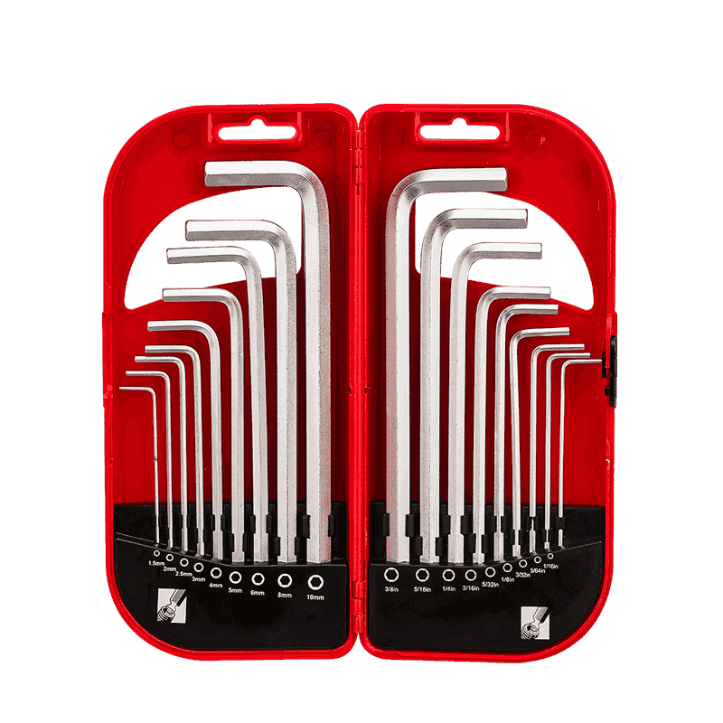 18pcs Long Arm Combo Hex Key Set 65289D2