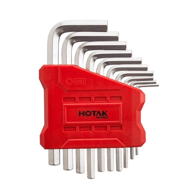 10pcs Short Arm Hex Key Set 73221D1