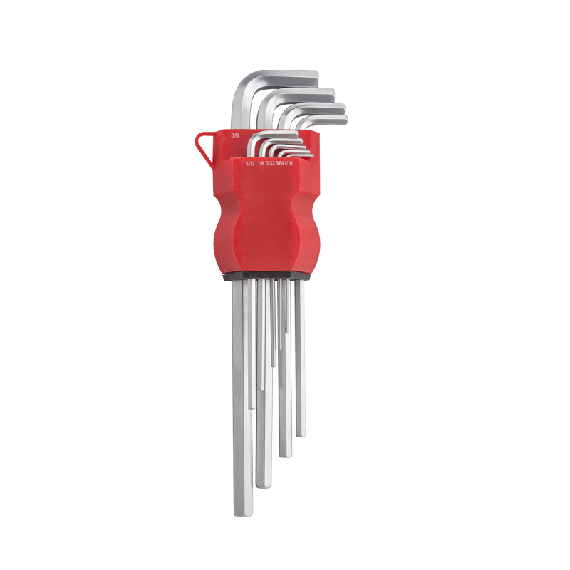 9pcs Extra Long Arm Hex Key Set YJHK-163B