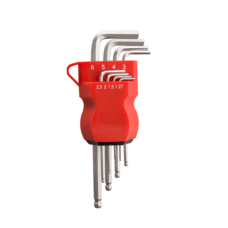 8pcs Long Arm Ball Point Hex Key Set YJHK-165A