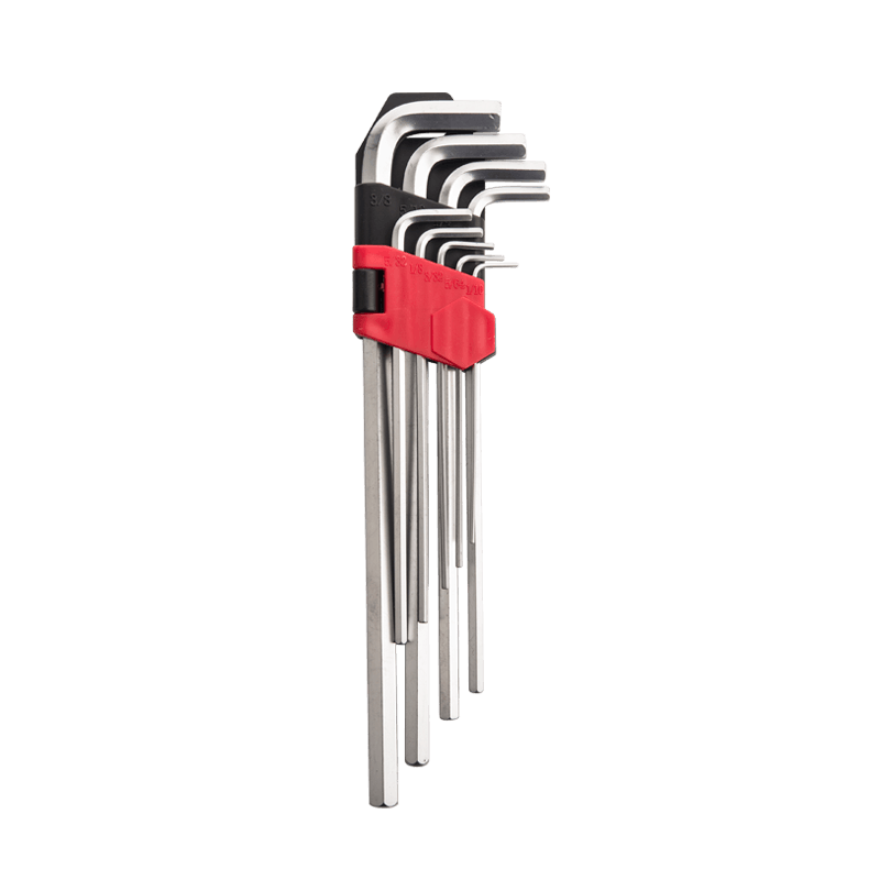 9pcs Extra Long Arm Hex Key Set YJHK-187B