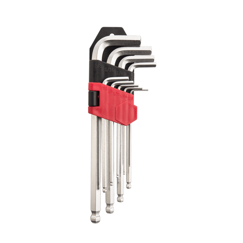 9pcs Long Arm Ball Point Hex Key Set YJHK-188A