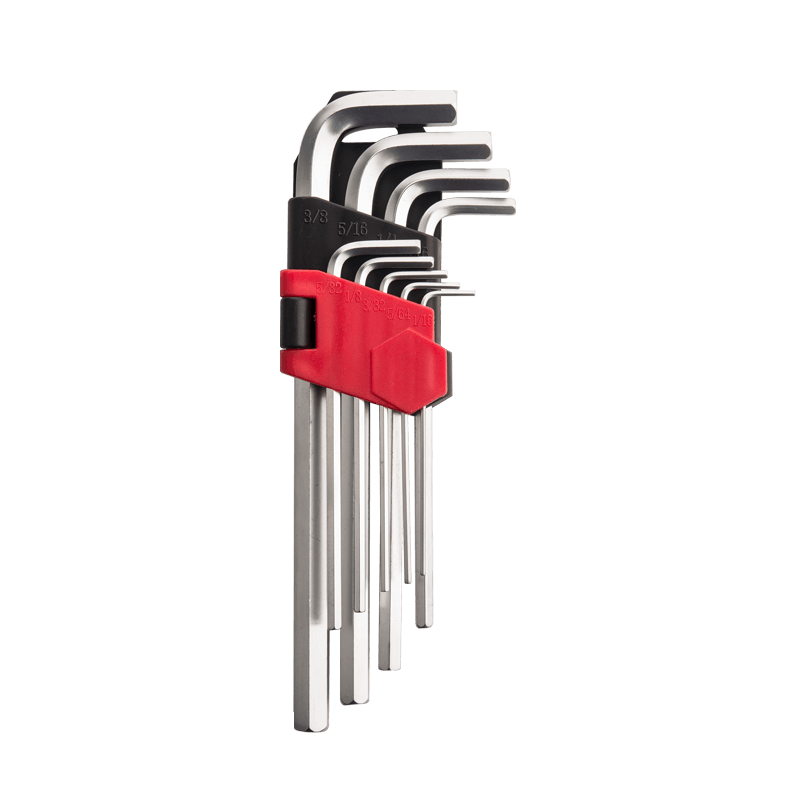 9pcs Long Arm Hex Key Set YJHK-188B