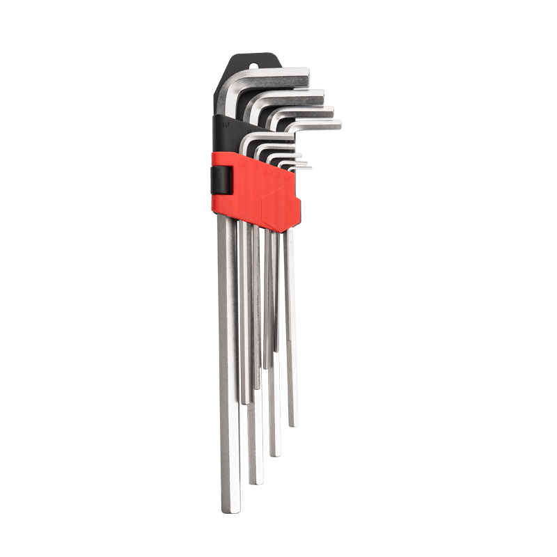 9pcs Extra Long Arm Hex Key Set YJHK-190B