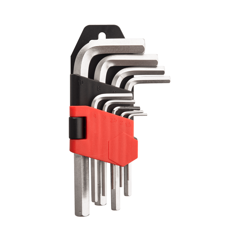 9pcs Short Arm Hex Key Set YJHK-192B