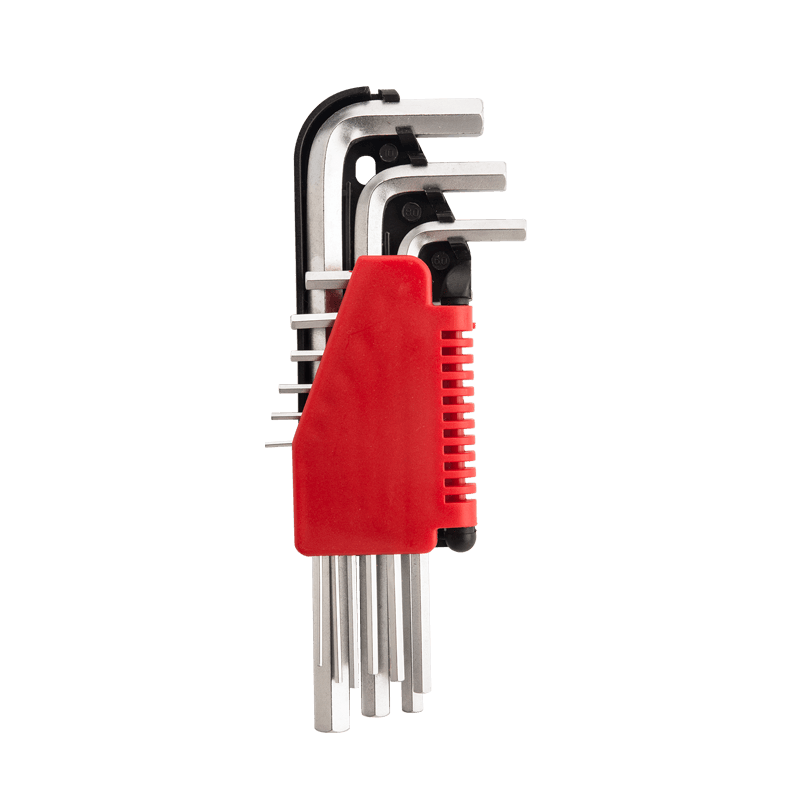 9pc Long ArmHex Key Set YJHK-196B