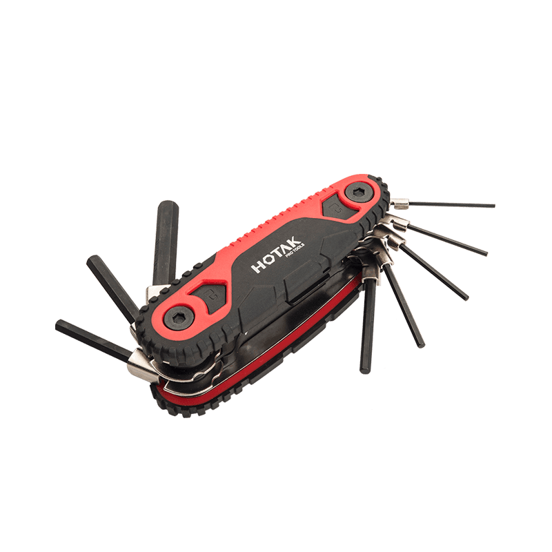 8pcs Locking Folding Hex Key Set YJHK-2565