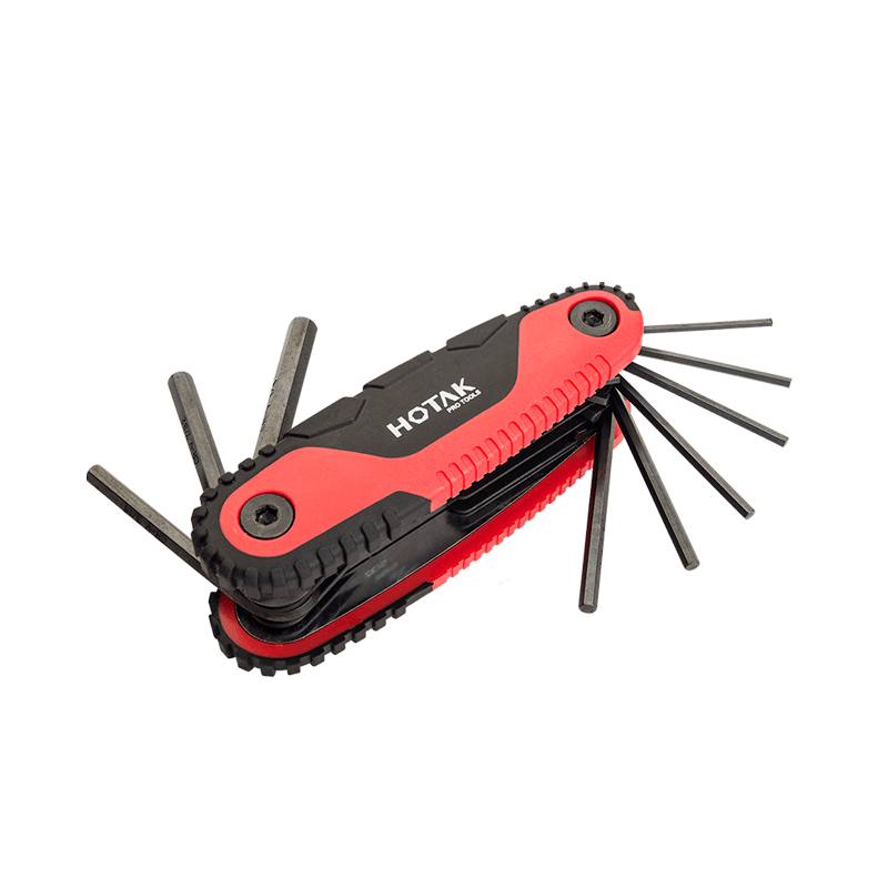 9pcs Folding Hex Key Set YJHK-2576