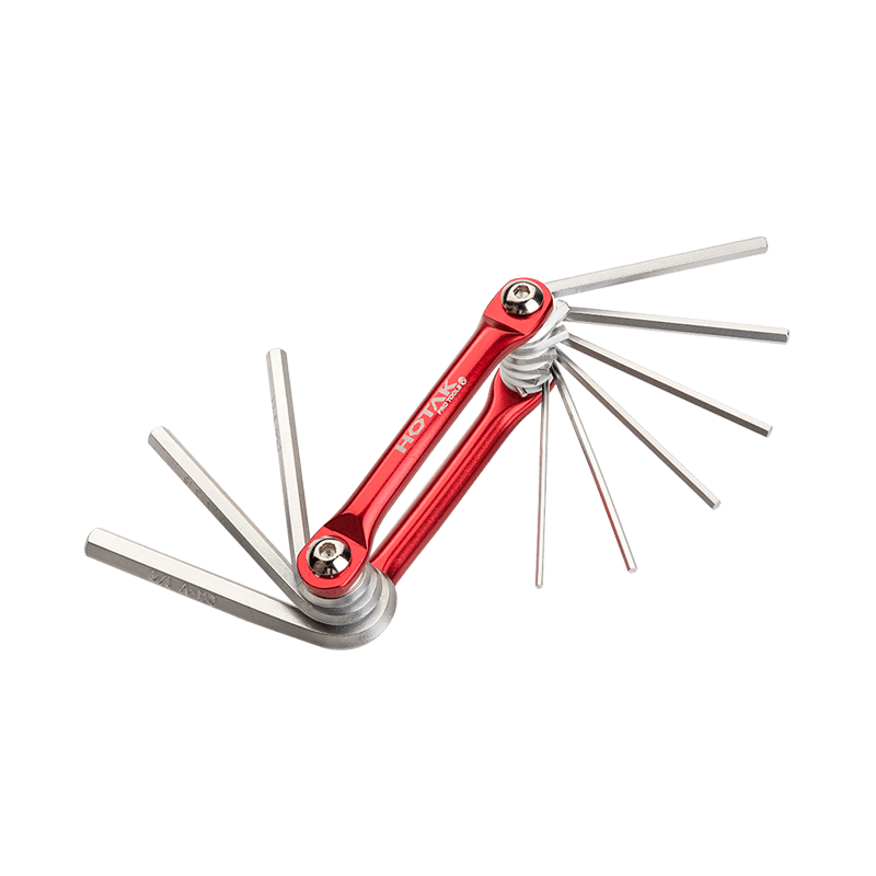 9pcs Aluminium Folding Hex Key Set YJHK-537