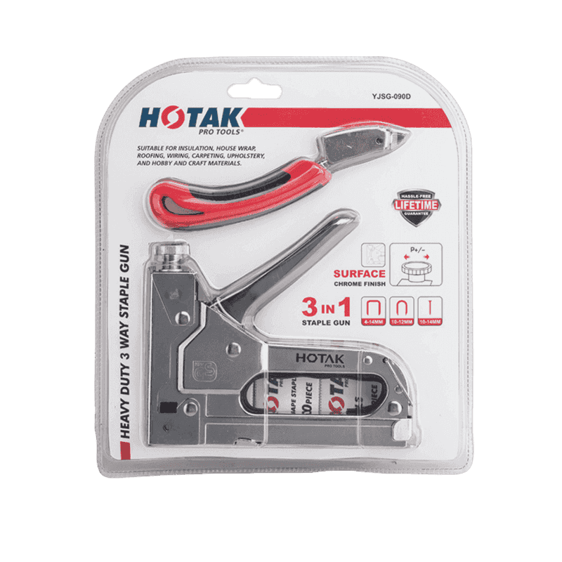 Heavy Duty 3 way Staple Gun With Heavy Duty Staple Remover