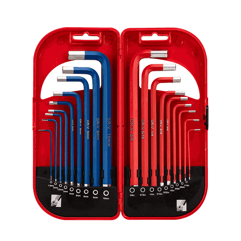 18pcs Long Arm Combo Hex Key Set  65489D2