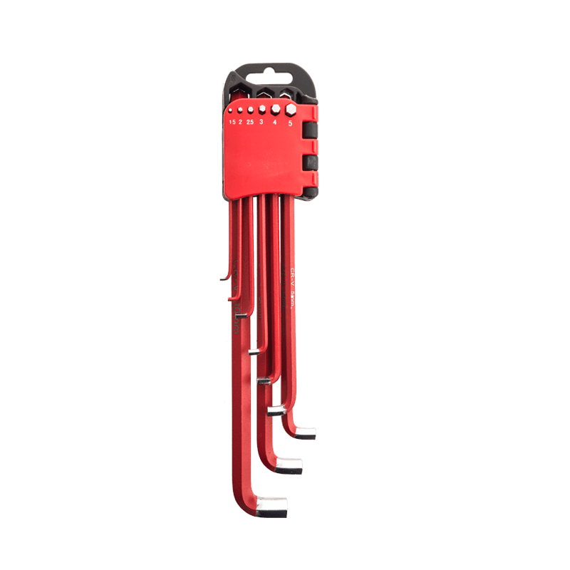 9pcs Extra Long Arm Hex Key Set YJHK-2173